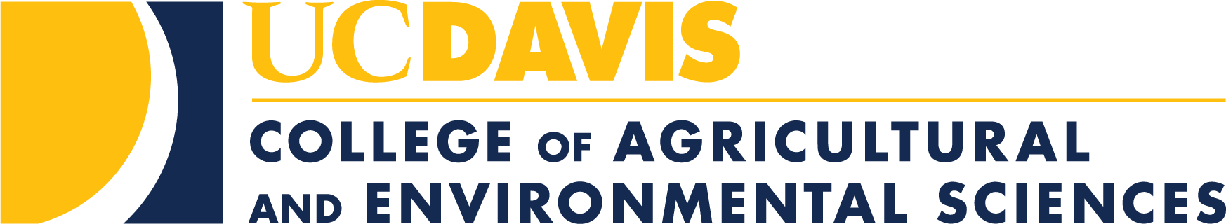 UC Davis College of Agricultural and Environmental Sciences logo.